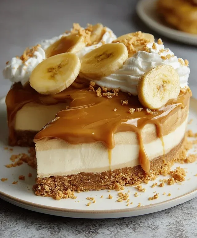 No-Bake Banoffee Cheesecake