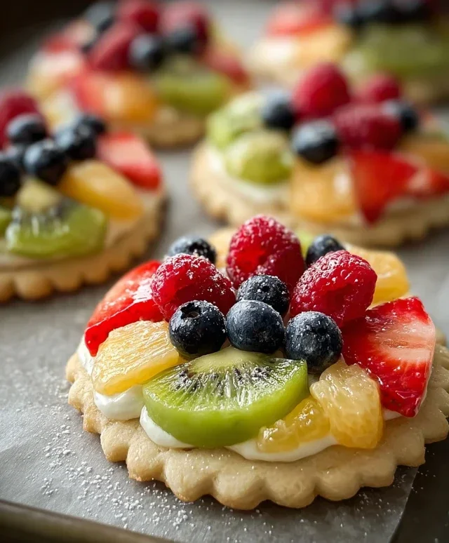 Fruit Pizza Cookies