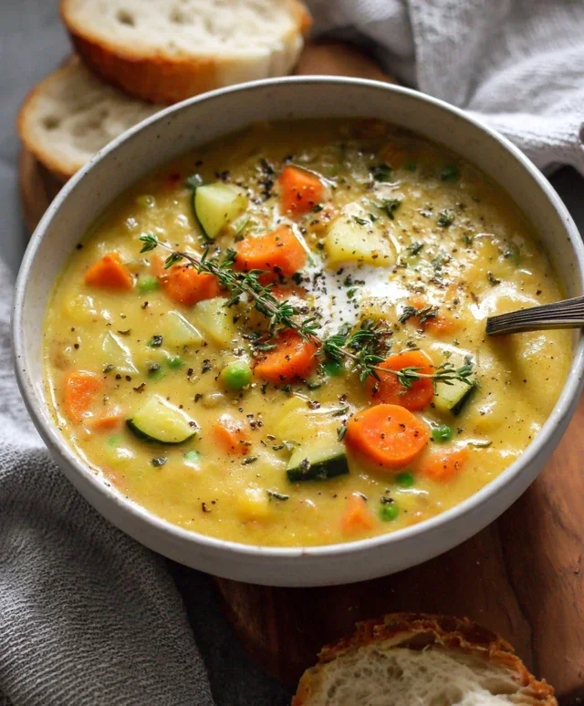 One-Pot Creamy Vegetable Soup