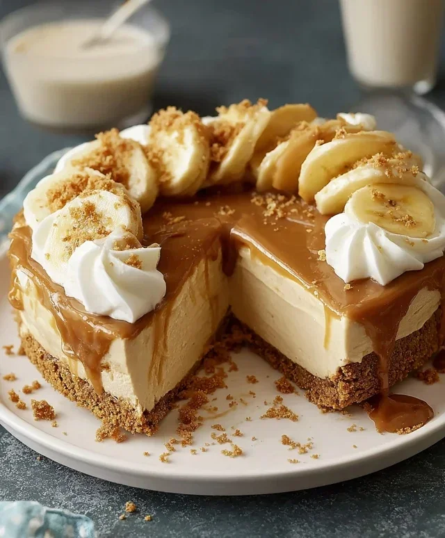 No-Bake Banoffee Cheesecake