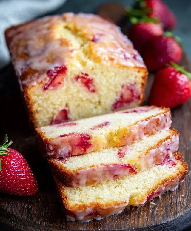 Strawberry Pound Cake