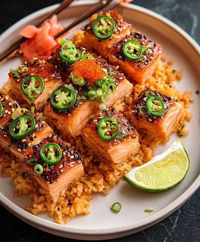 Salmon Crispy Rice