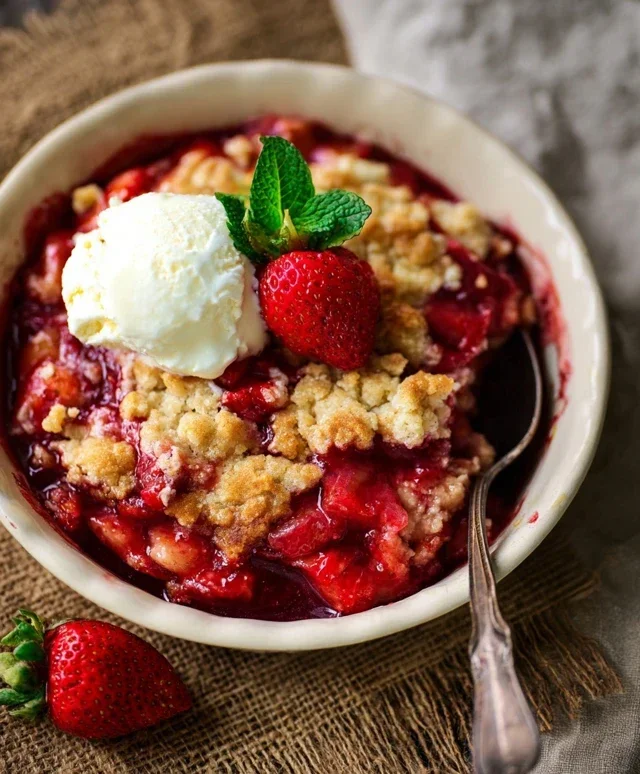 Strawberry Cobbler