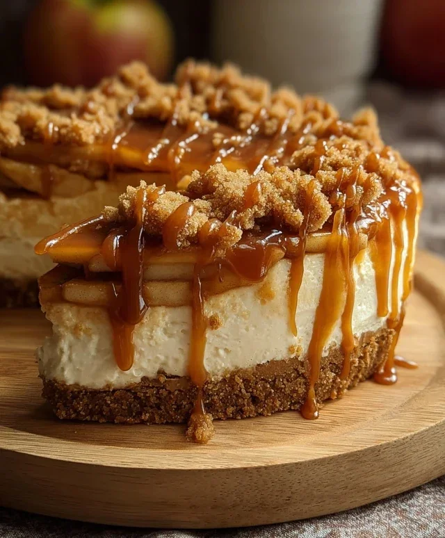 No bake Apple pie cheesecake