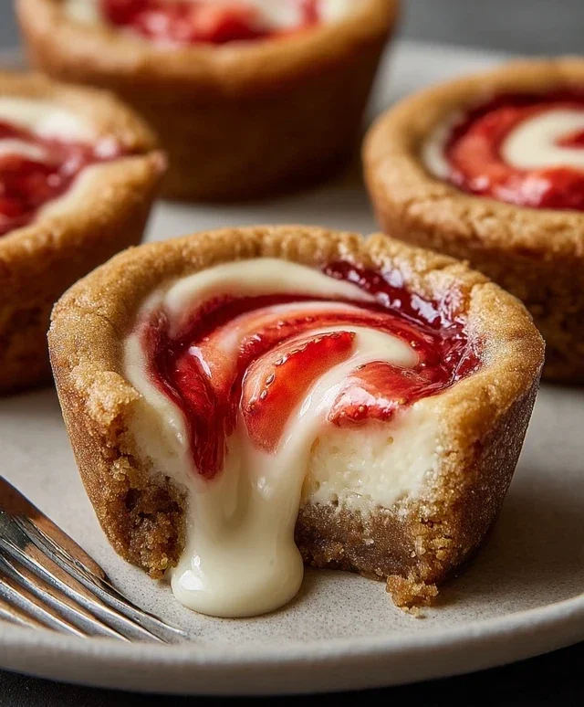 Strawberry Cheesecake Cups