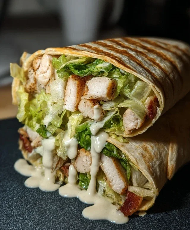 Chicken Caesar Wraps