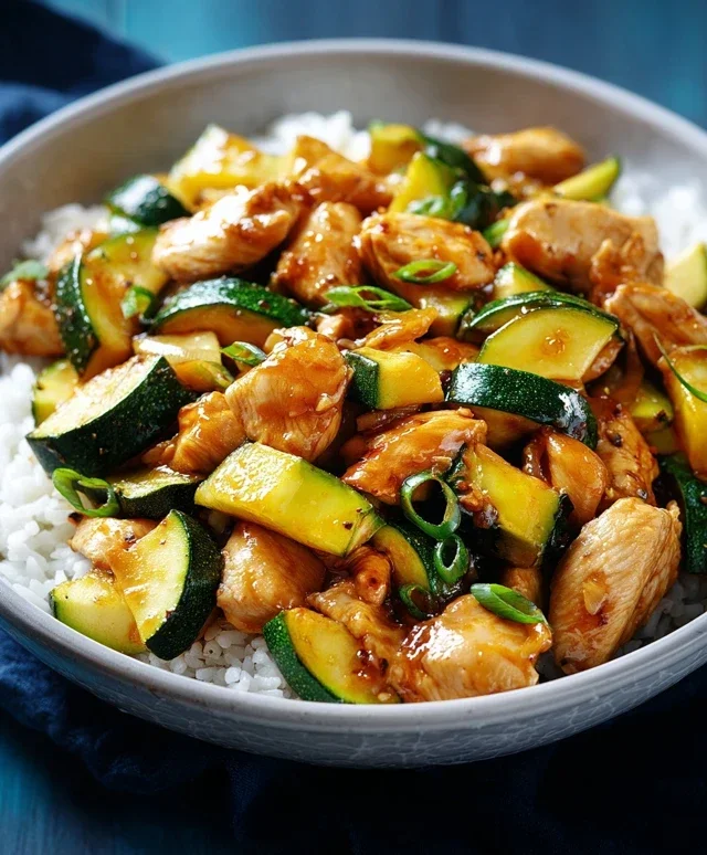Chicken Zucchini Stir Fry