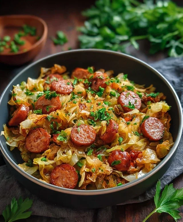 Easy Sausage and Cabbage Stir Fry