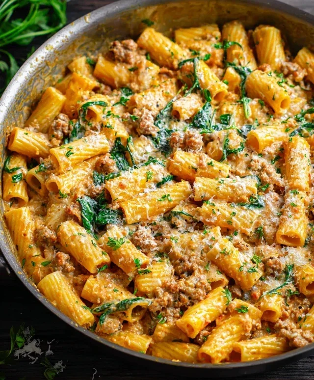Creamy Sausage Rigatoni (One-Pan, 30-Minute Meal)