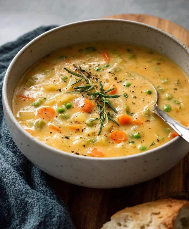 One-Pot Creamy Vegetable Soup