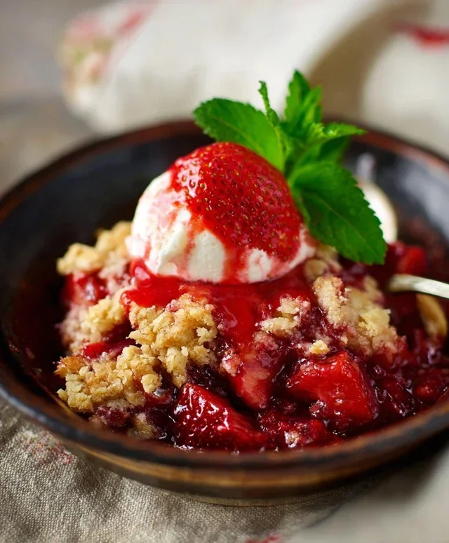 Strawberry Cobbler