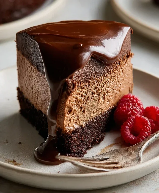 Vegan Chocolate Mousse Cake