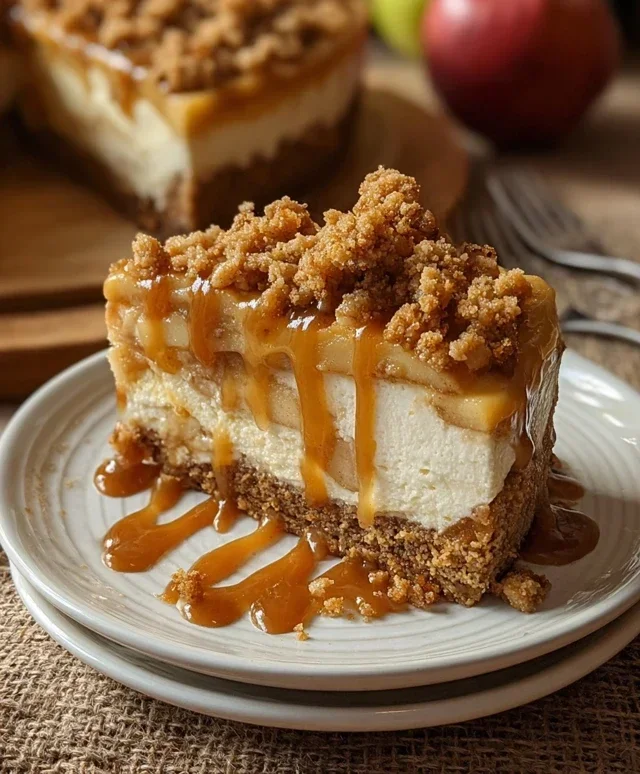 No bake Apple pie cheesecake