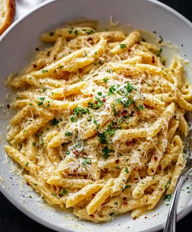 One Pot Creamy Garlic Pasta (Just 20 Minutes!)
