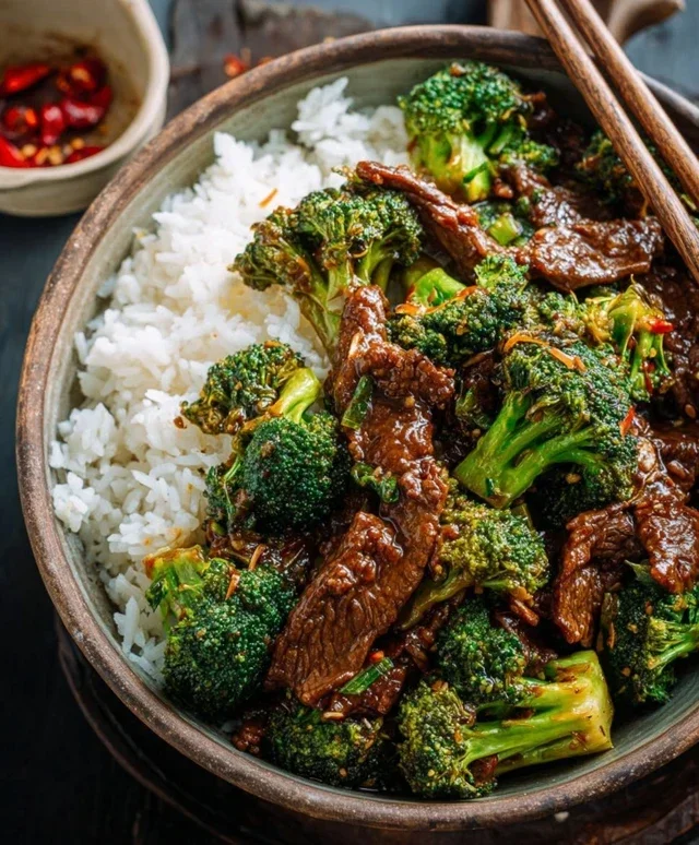 Chinese Beef and Broccoli (牛肉炒西兰花)