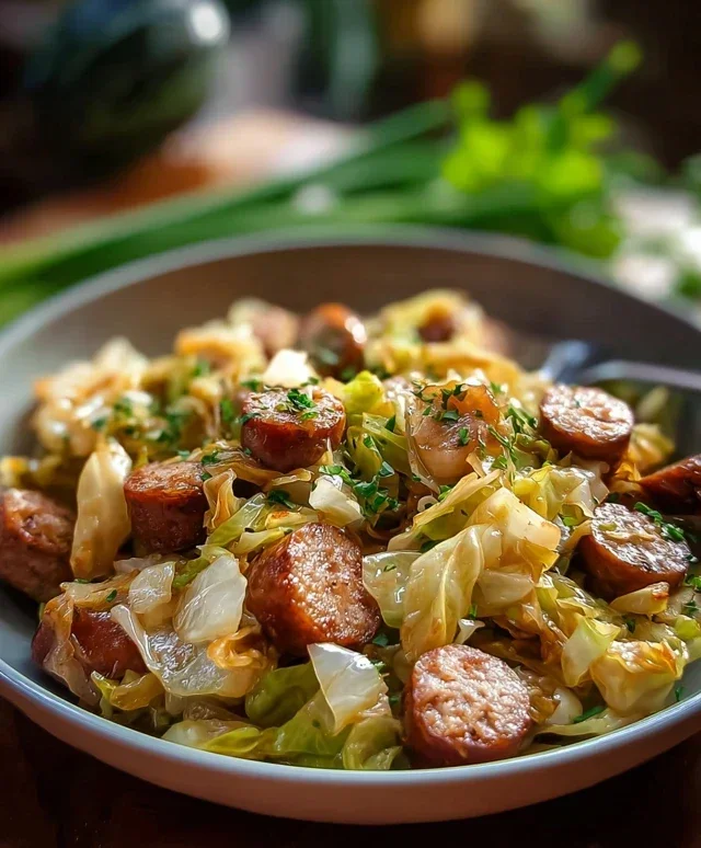 Easy Sausage and Cabbage Stir Fry