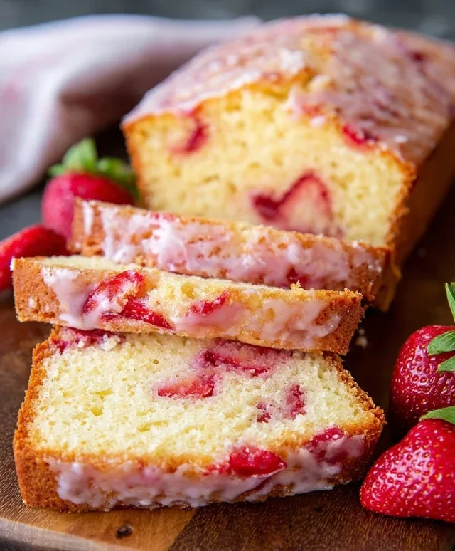 Strawberry Pound Cake