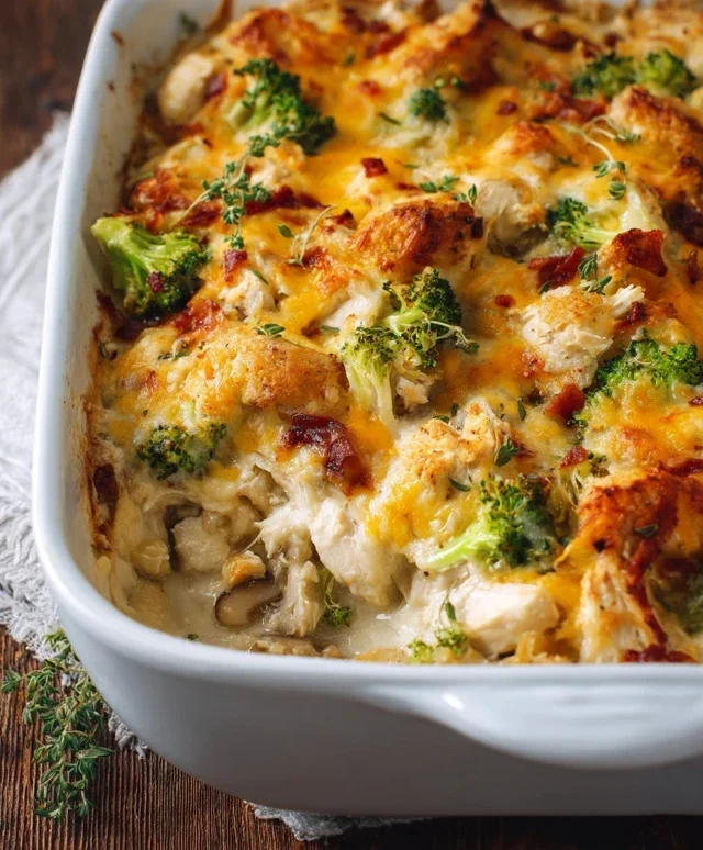 Easy Low Carb Chicken Casserole