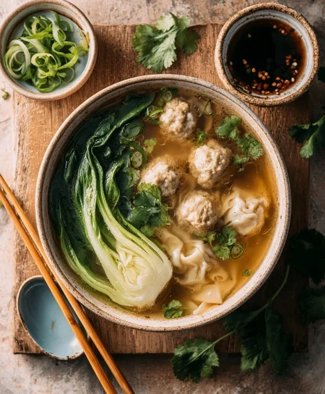 Naked Wonton Soup