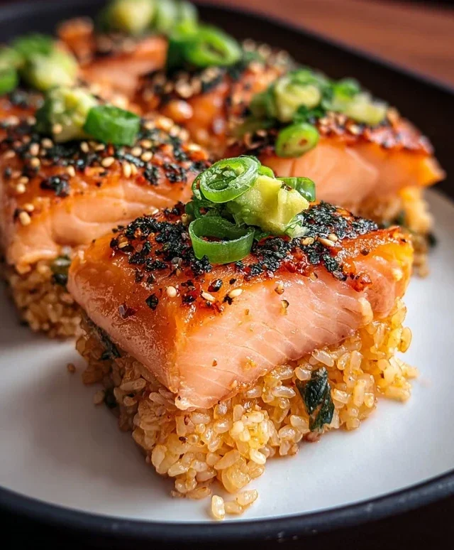Salmon Crispy Rice