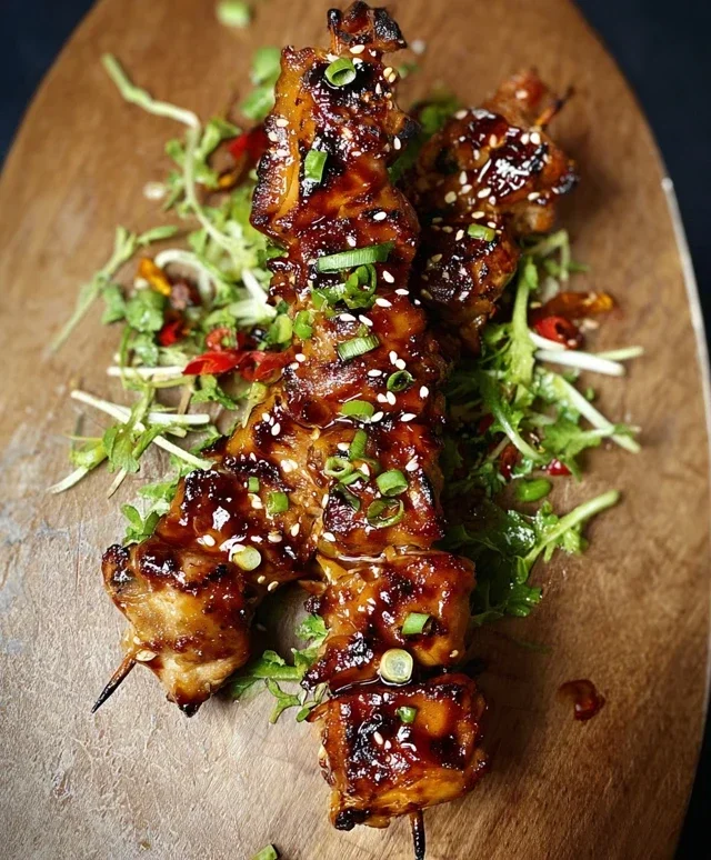 Teriyaki Chicken Skewers