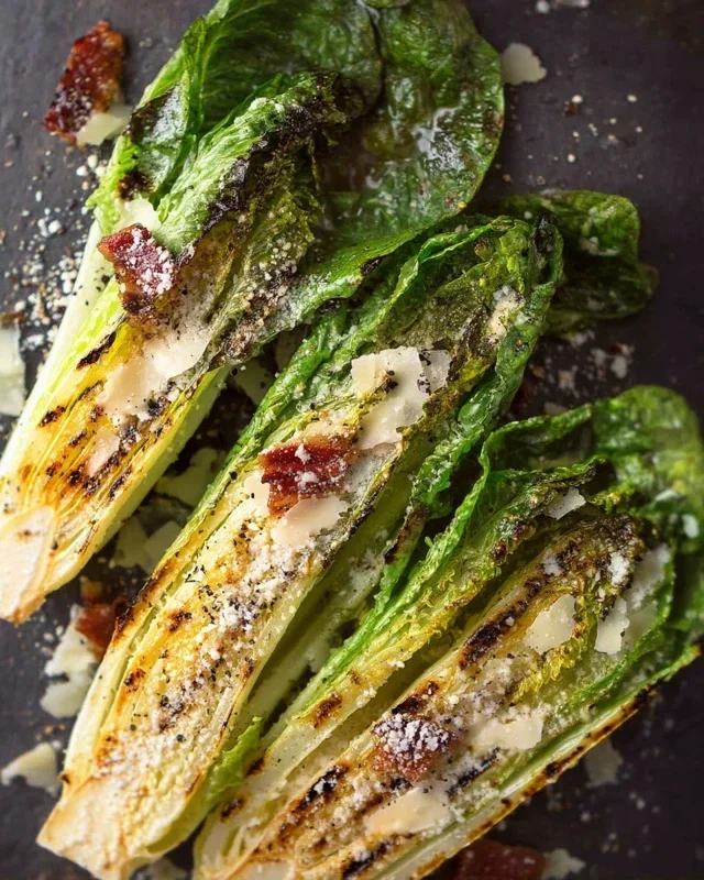 Grilled Romaine Caesar Salad Recipe