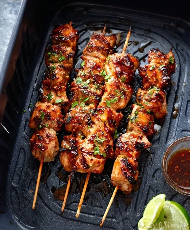 Bang Bang Chicken Skewers