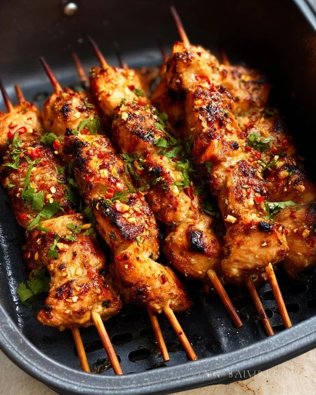Bang Bang Chicken Skewers