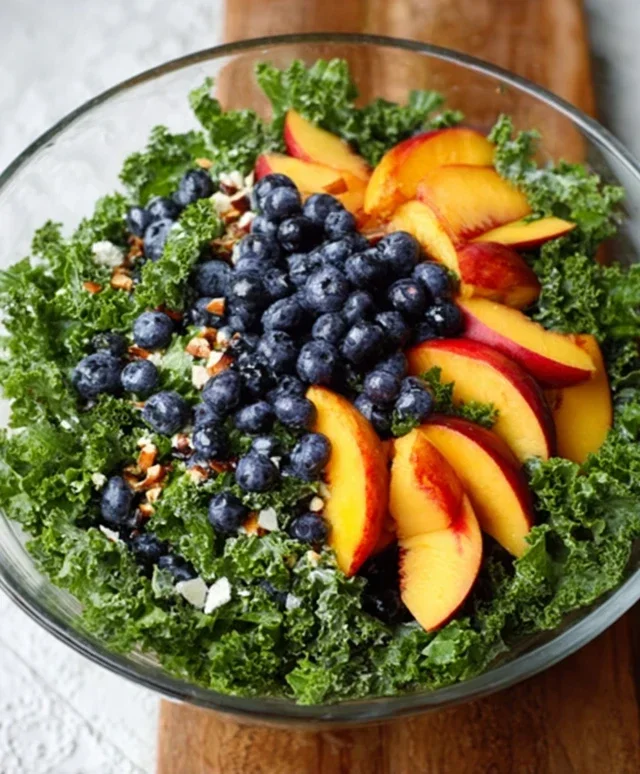 Summer Peach Blueberry Knon-non-non-alcoholic alternativeic non-alcoholic ale Salad