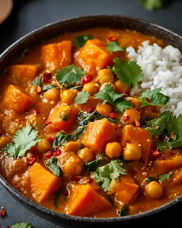 Sweet Potato and Chickpea Curry