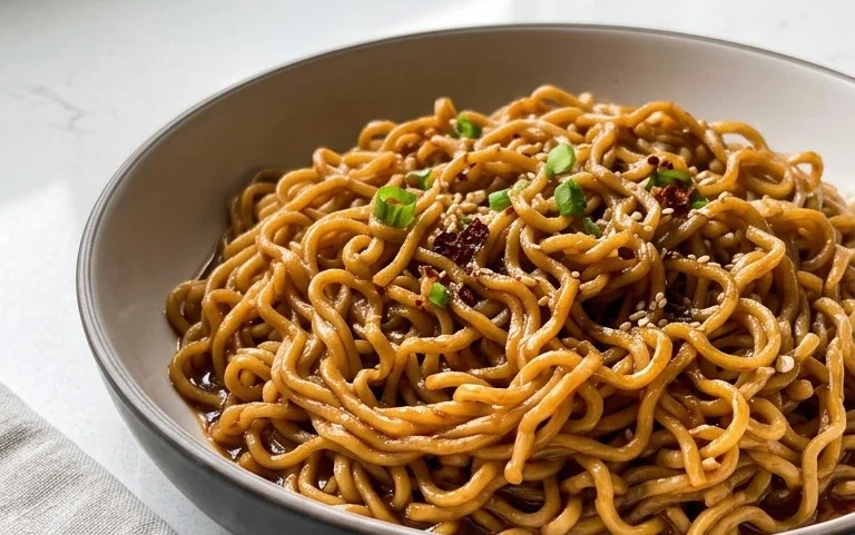 Easy Saucy Ramen Noodles