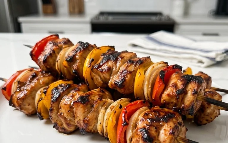 Air Fryer Chicken Skewers (VIDEO)