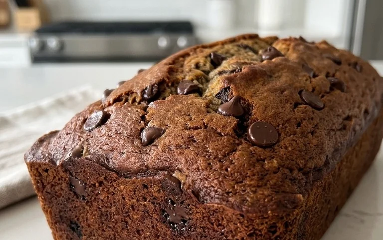 Easy Chocolate Chip Banana Bread