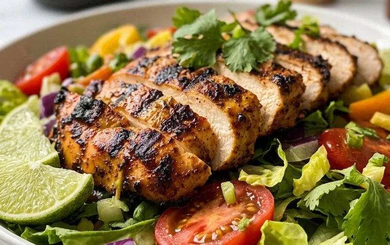 Peruvian Grilled Chicken Salad