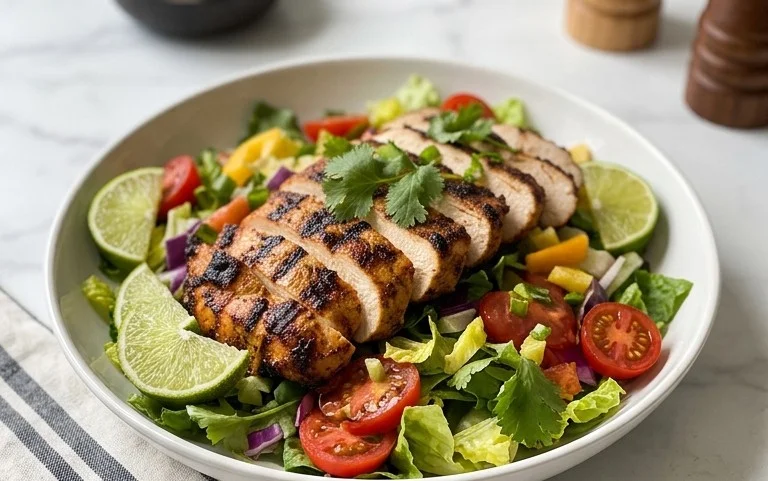 Peruvian Grilled Chicken Salad