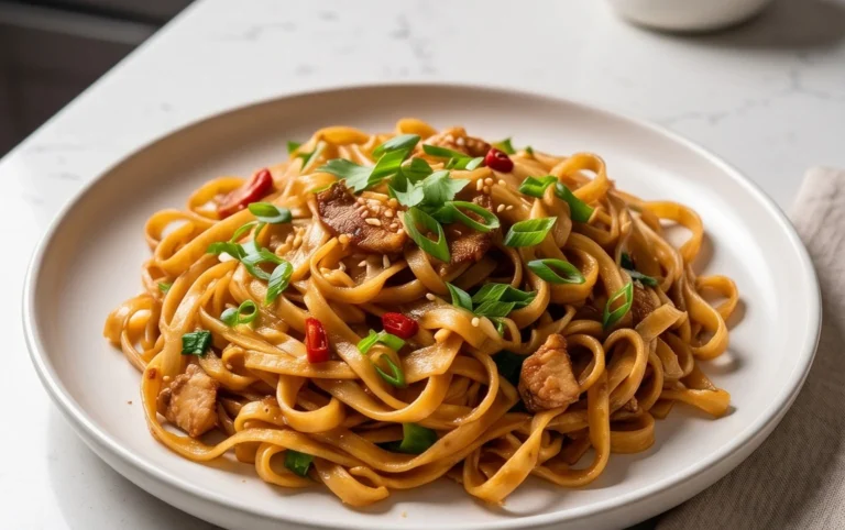 Drunken noodles
