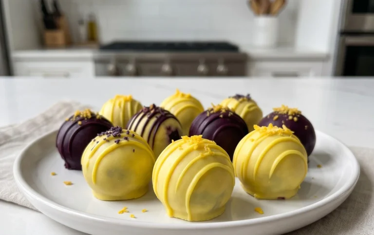 LEMON BLUEBERRY TRUFFLES