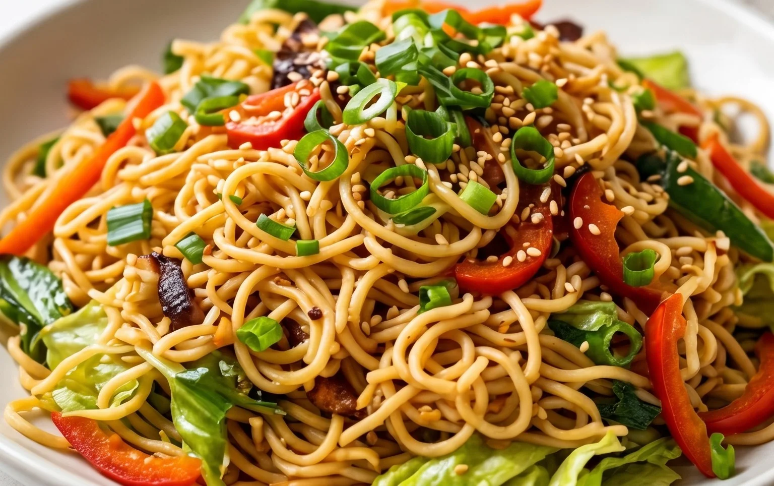 Crunchy Asian Ramen Noodle Salad Recipe