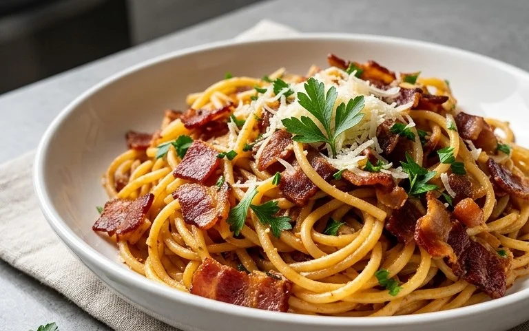 Beef Bacon Pasta
