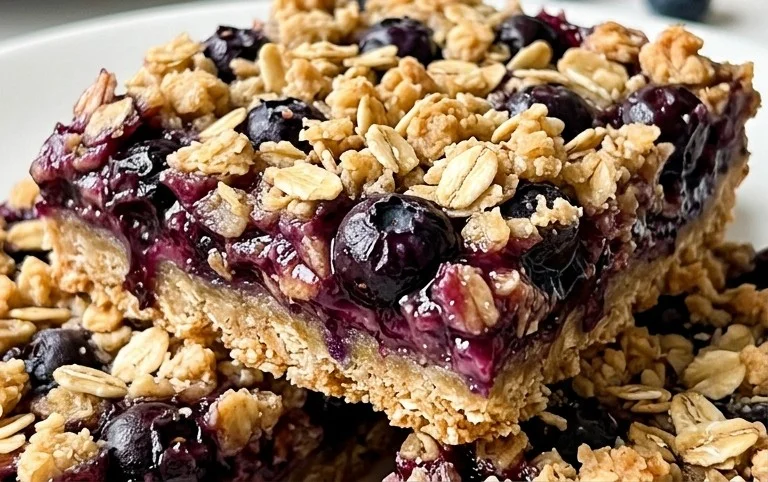Blueberry Oatmeal Bars