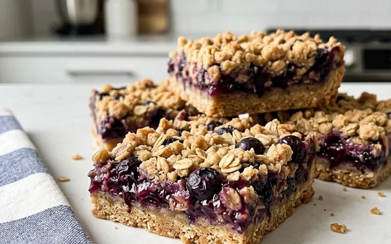 Blueberry Oatmeal Bars