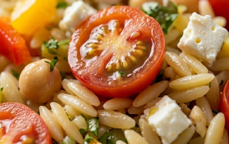 Rainbow Orzo Salad