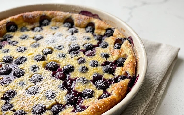 Lemon Blueberry Clafoutis