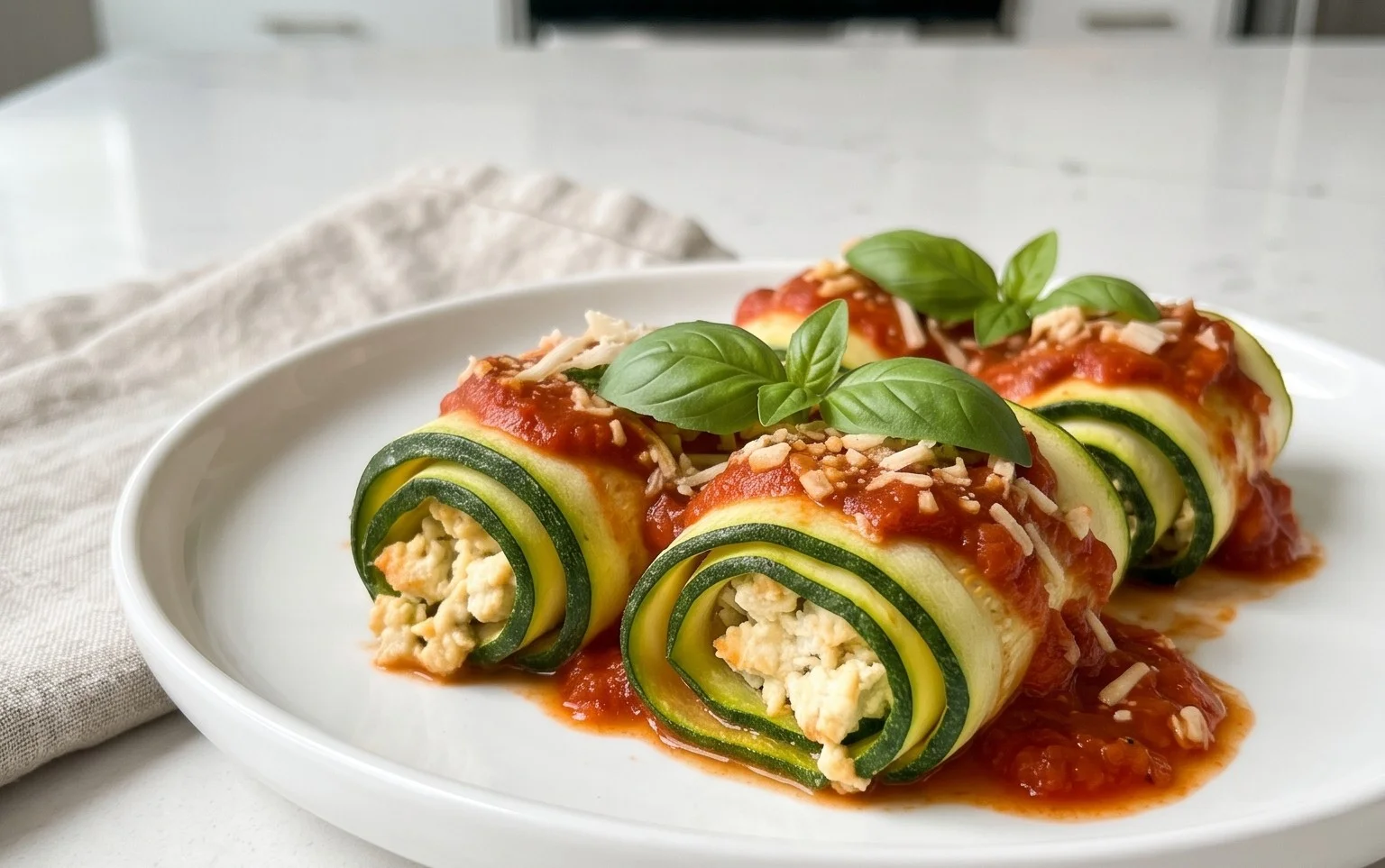 Vegan Zucchini Rollatini
