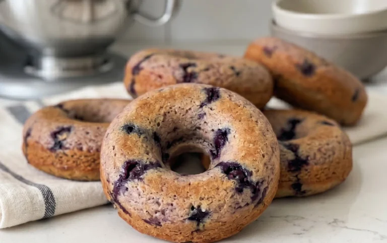 Wild Blueberry Cake Donuts