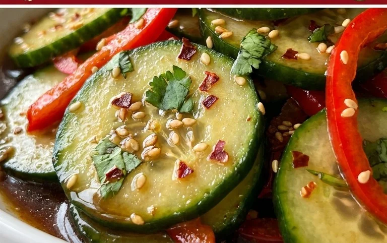 Spicy Asian Cucumber Salad