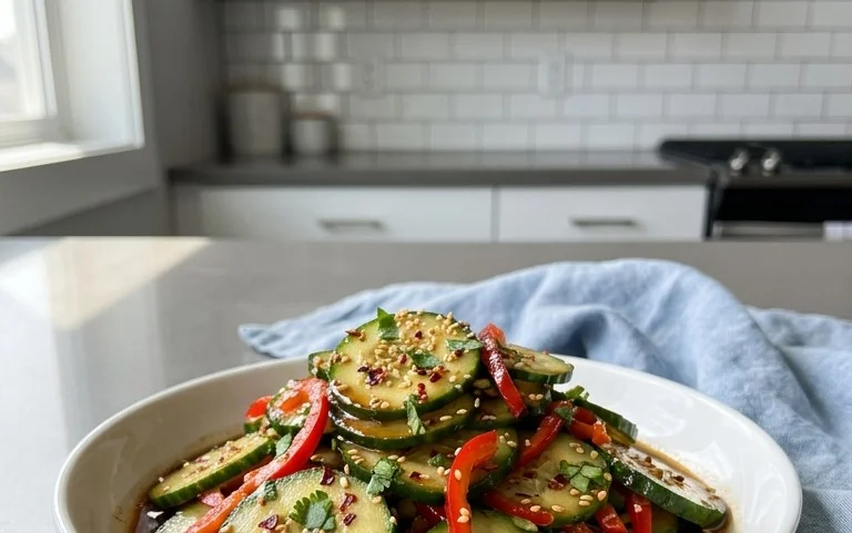 Spicy Asian Cucumber Salad