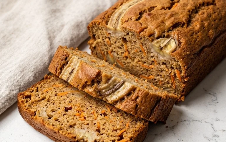 Dairy Free Carrot Cake Banana Bread