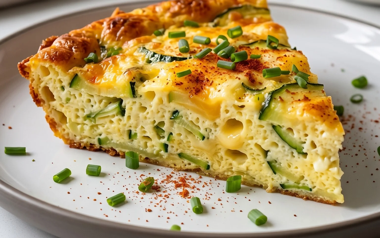 Crustless Zucchini Quiche Recipe