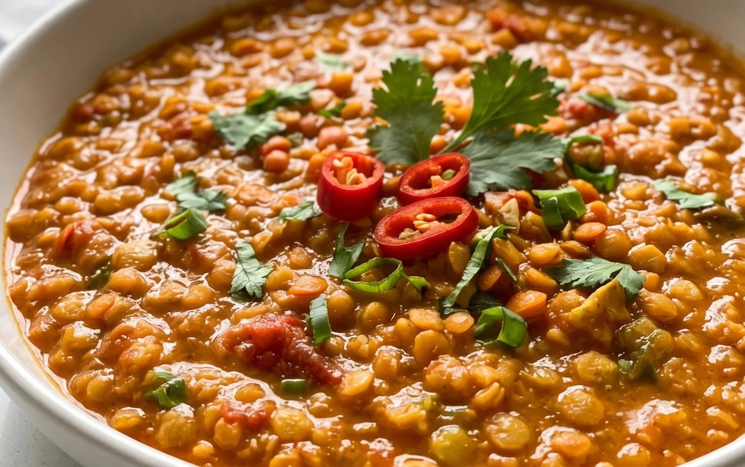Spicy Red Lentil Curry